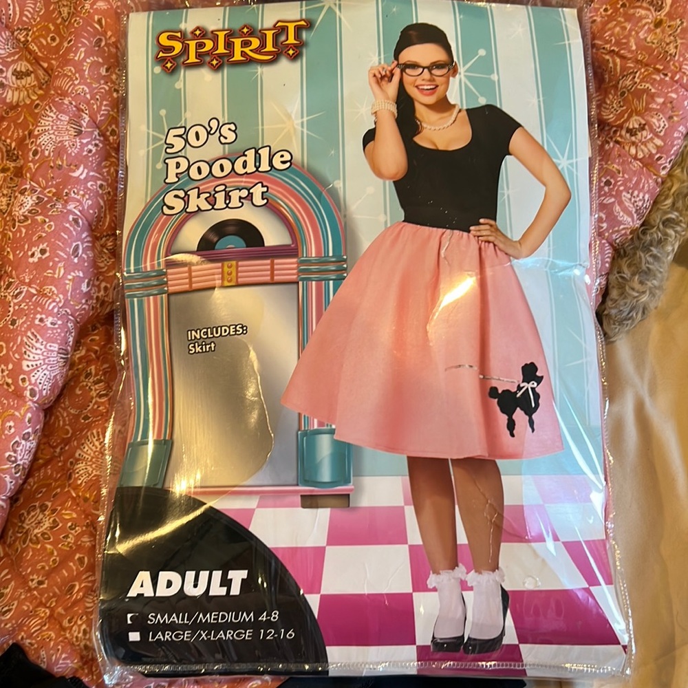 50s poodle skirt small/medium